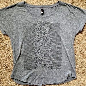 Women’s cut Joy Division band t-shirt by Impact